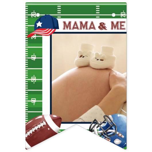 かわいい1歳の誕生日12ヶ月フォトマイルストーンボーイ バンティングフラッグ (第2の旗)