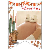 かわいい1歳の誕生日 12か月の写真マイルストーン バンティングフラッグ (第2の旗)