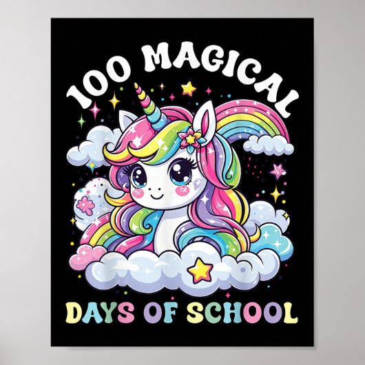 かわいい100日の女子校生ユニコーン100日目Sc ポスター (正面)