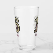 かわいい16歳の誕生日パーティー、シルバーピンクの飲み物 タンブラーグラス (左)