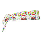 かわいい1th誕生日レッドゴルフカート少年 タイヘッドバンド (回転270)