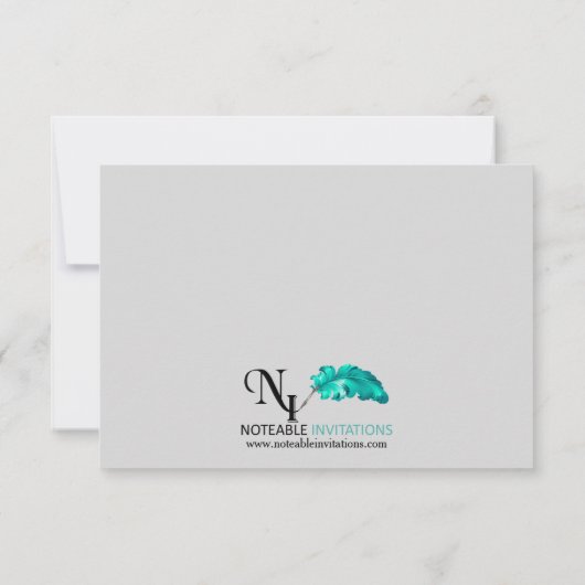 かわいい2つのグルームキスをするゲイ結婚式の日付を保存 セーブザデート (裏面)