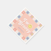 かわいい2グルーヴィボホ2歳の誕生日 スタンダードカクテルナプキン (角)