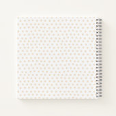 かわいい2ベビーキツネベビーシャワーゲストブック ノートブック (裏面)