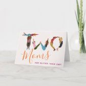 かわいい2人のママは1人よりいい 母の日 カード (正面)