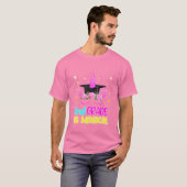 かわいい2年生のユニコーン幼児の女の子たち Tシャツ (正面フル)