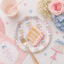 かわいい2歳の誕生日ケーキをお楽しみいただけます「Have Your Cake and Eat It ペーパープレート