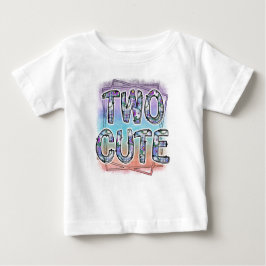 かわいい2歳の誕生日 ベビーTシャツ