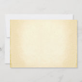 かわいい2羽の鳥のヴィンテージ結婚式 招待状 (裏面)