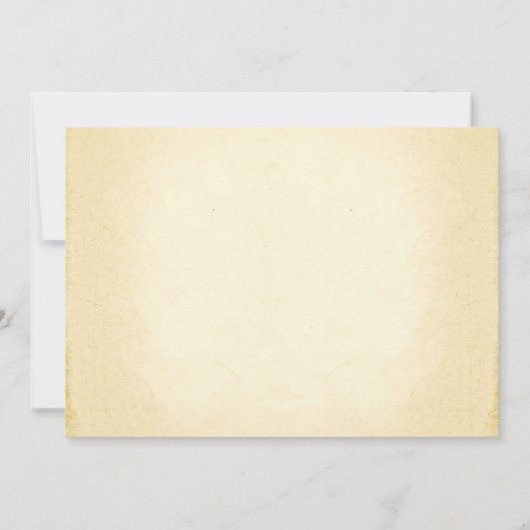 かわいい2羽の鳥のヴィンテージ結婚式 招待状 (裏面)