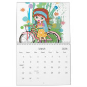 かわいい2012年 カレンダー (3月 2026)