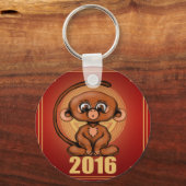 かわいい2016年のサル キーホルダー (正面)