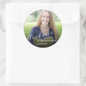 かわいい2023年度卒業写真 卒業おめでとうございます , ラウンドシール (バッグ)