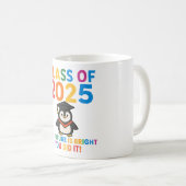 かわいい2025ペンギン卒業 コーヒーマグカップ (正面右)