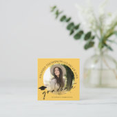 かわいい2025卒業写真パーティーミニ発表 エンクロージャーカード (スタンド正面)