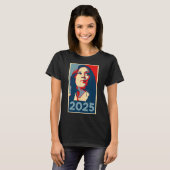 かわいい2025年カマラハリス小浜ポスター Tシャツ (正面フル)