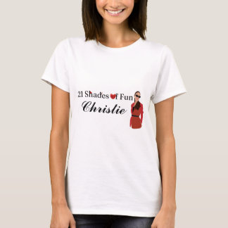 かわいい21シェードのおもしろいカスタマイズ可能な誕生日Tシャツ Tシャツ