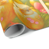 かわいい3イースターチキンコレクション ラッピングペーパー (ロールコーナー)