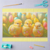 かわいい3イースターチキンコレクション 薄葉紙 (クラフト)