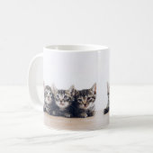 かわいい3匹の子猫 コーヒーマグカップ (正面左)