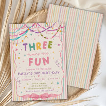 かわいい3回目の誕生日パーティー