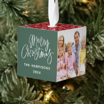 かわいい3枚の写真メリークリスマス