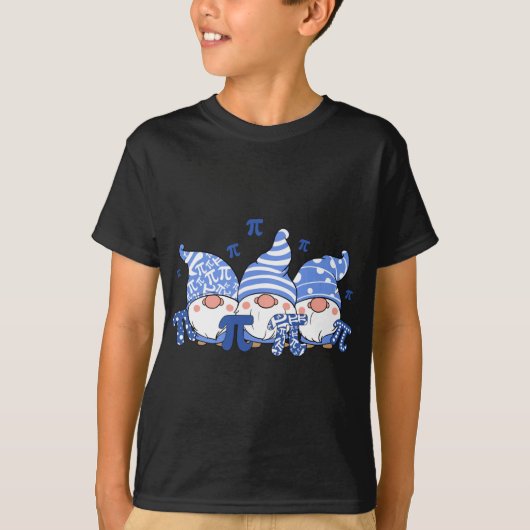 かわいい3格言パイ日3.14数値数学の恋人ギ Tシャツ (正面)