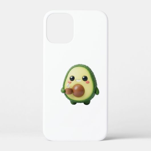 かわいい3Dアボカドステッカー Case-Mate iPhoneケース (裏面)