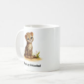 かわいい3Dオーセ絵を描ロコーヒーマグ コーヒーマグカップ (正面左)