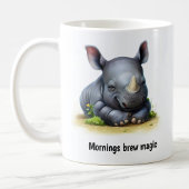 かわいい3Dサイ絵を描ノコーコーヒーマグ コーヒーマグカップ