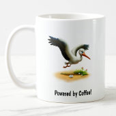 かわいい3Dストーク絵を描コーヒーのマグカップ コーヒーマグカップ