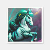 かわいい3Dスピリットポニー24パーティー スタンダードカクテルナプキン (正面)