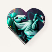 かわいい3Dスピリットポニー24 ノートブック (正面)