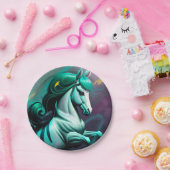 かわいい3Dスピリットポニー24 ペーパープレート (パーティー)