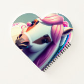 かわいい3Dスピリットポニー2 ノートブック (裏面)