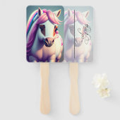 かわいい3Dスピリットポニー2 ハンドファン (正面&裏面)