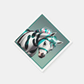かわいい3Dスピリットポニー7パーティー スタンダードカクテルナプキン (角)