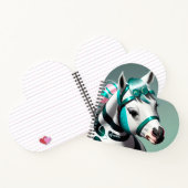 かわいい3Dスピリットポニー7 ノートブック (内部)