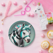 かわいい3Dスピリットポニー7 ペーパープレート (パーティー)