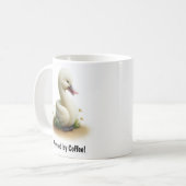 かわいい3Dスワンコ絵を描ーヒーマグカップ コーヒーマグカップ (正面左)