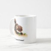 かわいい3Dセ絵を描ックのコーヒーマグ コーヒーマグカップ (正面左)