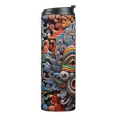 かわいい3Dティキマスク タンブラー (回転左)