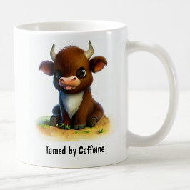 かわいい3Dペイントオックス コーヒーマグ コーヒーマグカップ