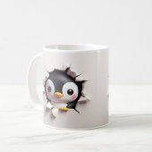 かわいい3Dペンギンマグ コーヒーマグカップ (正面左)