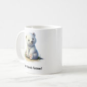 かわいい3Dポーラ絵を描クビーコーヒーマグ コーヒーマグカップ (正面左)