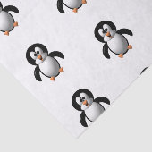 かわいい3Dルックのぷっくりペンギン 薄葉紙 (詳細)