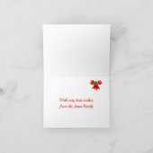 かわいい3D極熊ハッピークリスマス シーズンカード (内部)