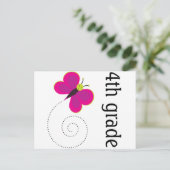 かわいい4年生はがき ポストカード (スタンド正面)