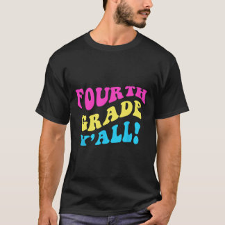 かわいい4年生先生4年生バックト Tシャツ