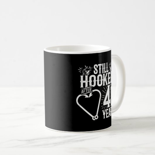 かわいい41周年記念結婚したカップル41年 コーヒーマグカップ (正面右)